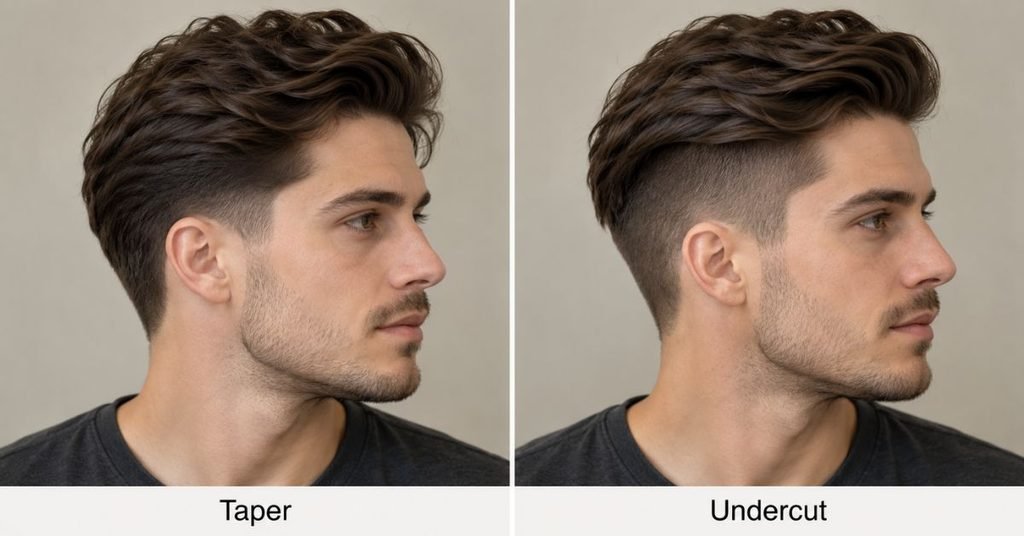 taper vs undercut