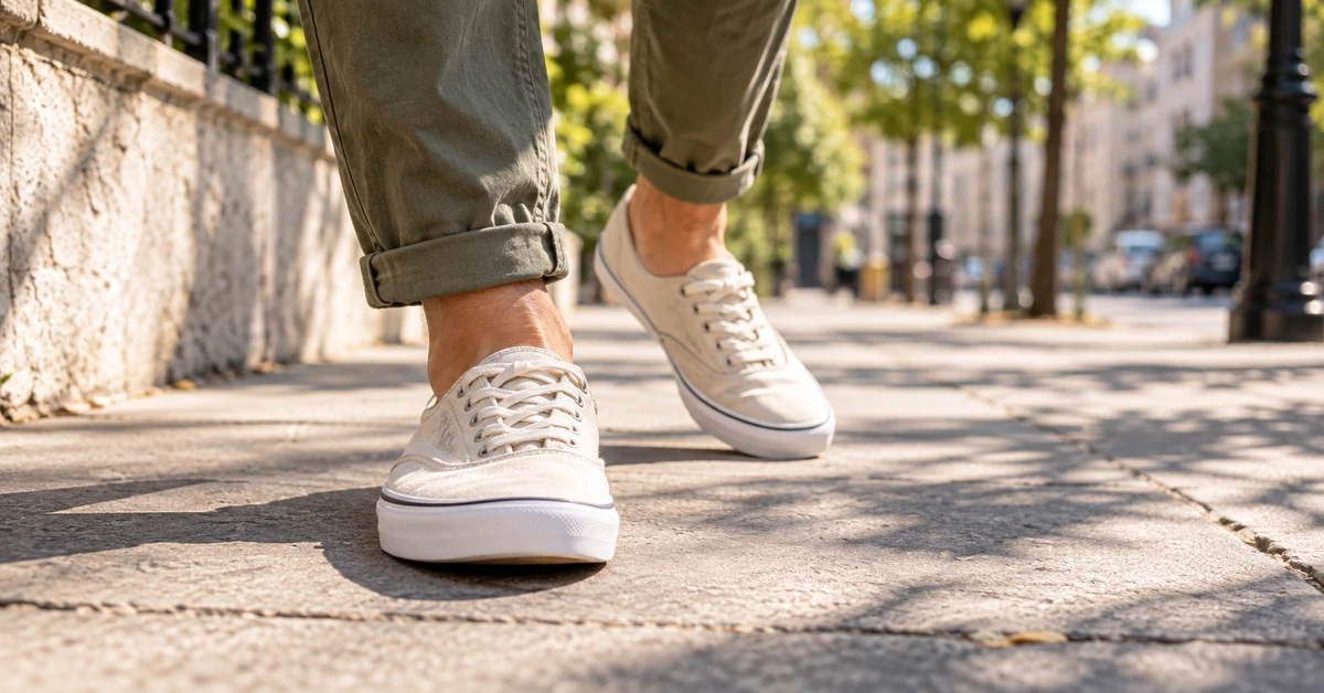 Chaussures en toile : l’option idéale pour les pieds sensibles