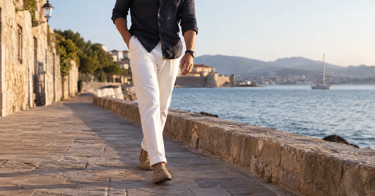 Comment porter un pantalon blanc homme