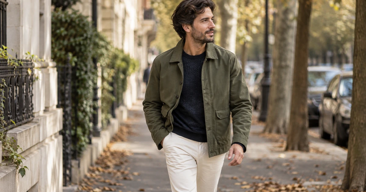 Comment porter une veste kaki