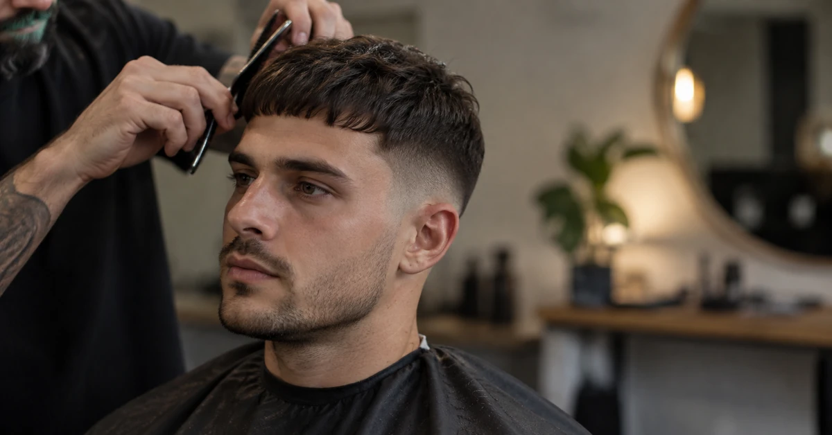 Le french crop, coiffure tendance pour homme