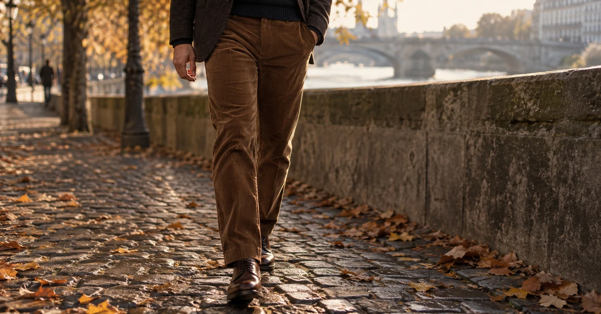 Comment porter un pantalon en velours ?