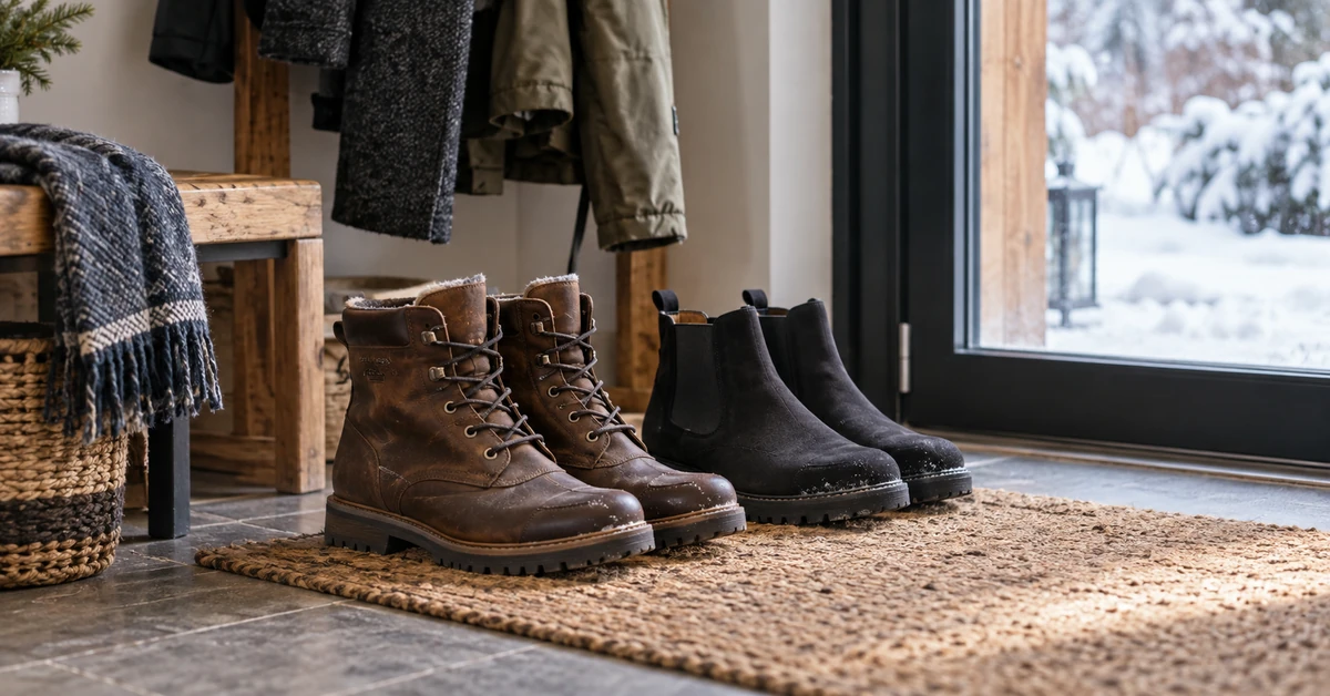 Quelles chaussures homme porter en hiver ?
